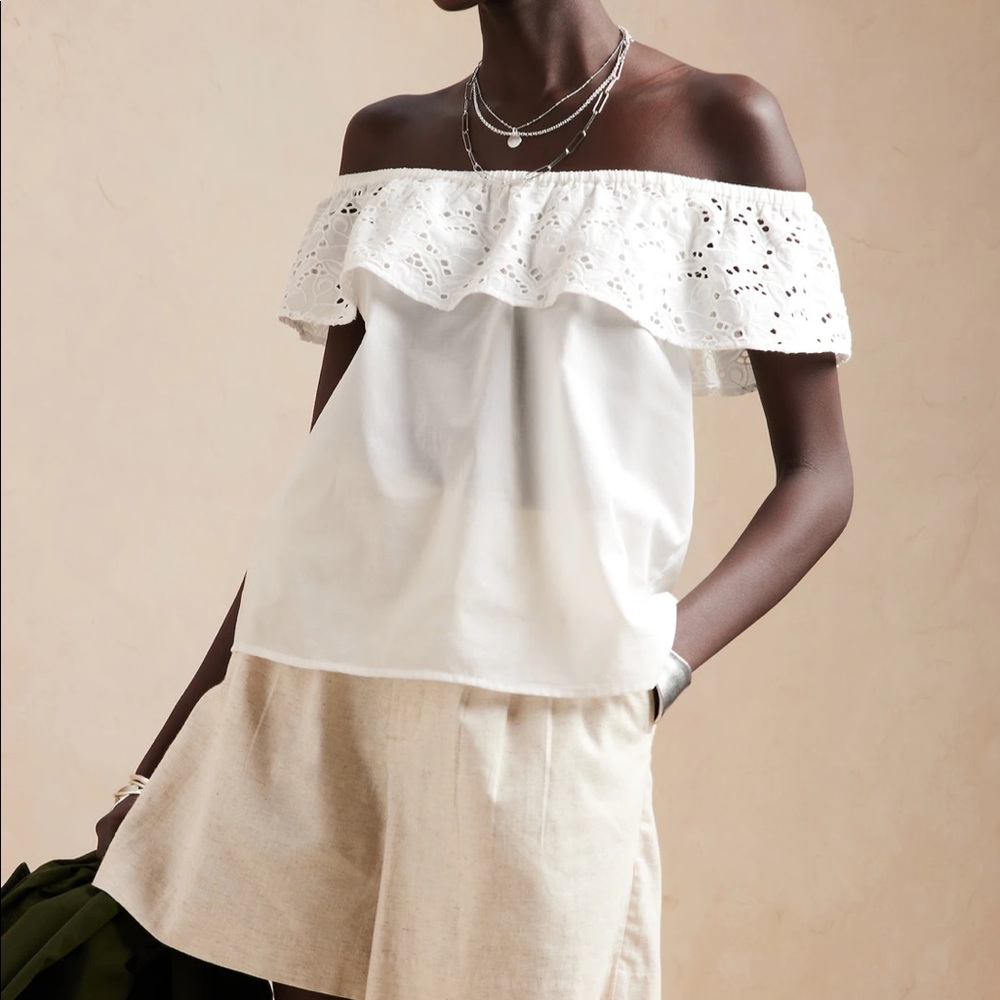 Banana Republic Off Shoulder Top NWT